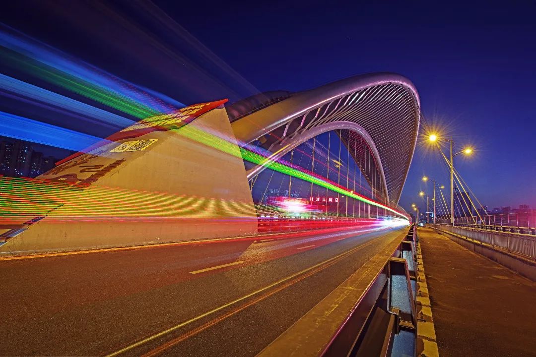 肥西夜景图片