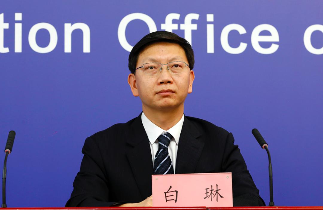 冠状病毒肺炎疫情防控工作第357场新闻发布会上,昌平区副区长白琳介绍