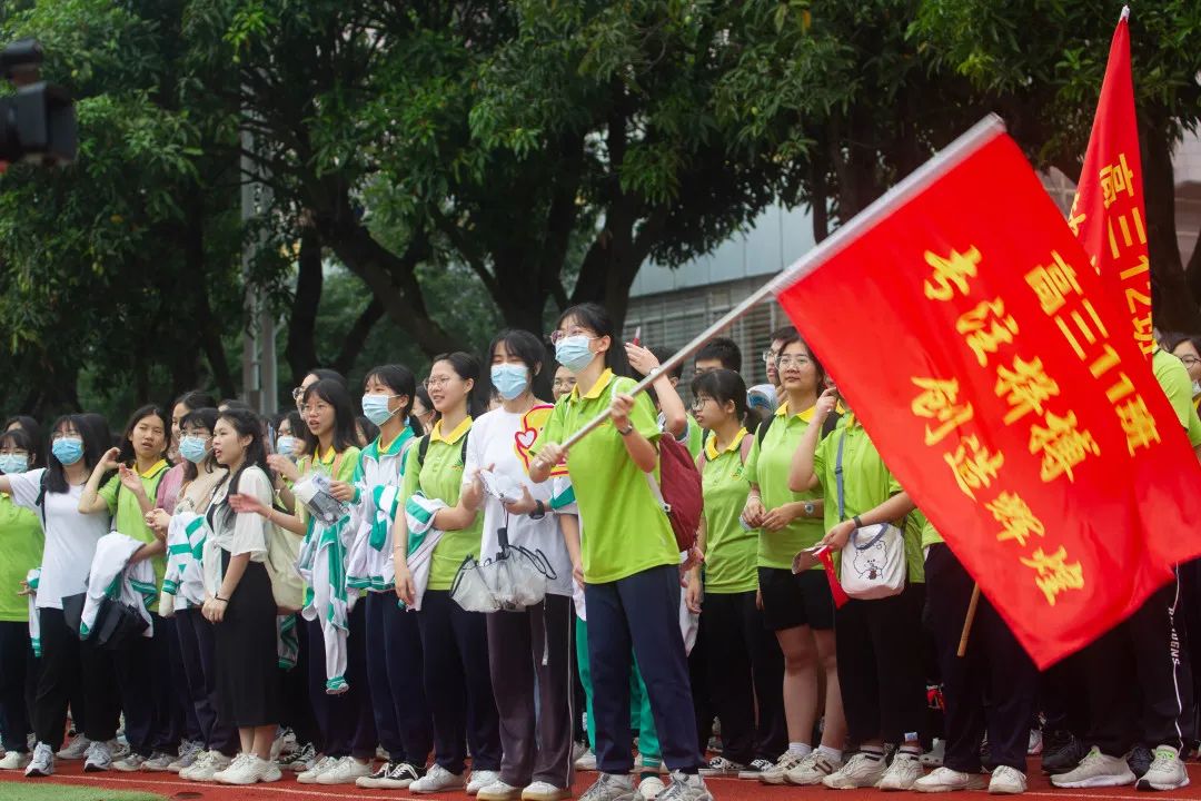 西江日報記者 劉春林 攝△2022年6月7日上午,肇慶市第一中學高考考點