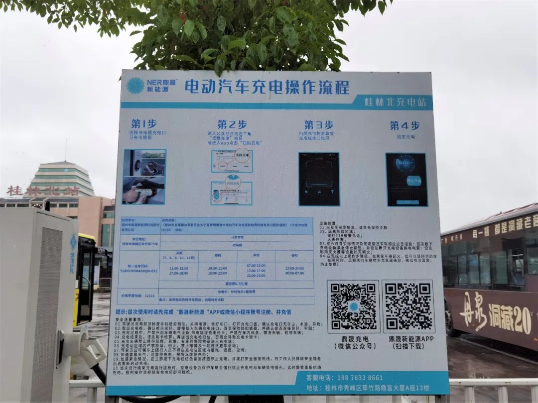 广西火车站周边充电桩地图来了!迎来送往更方便!