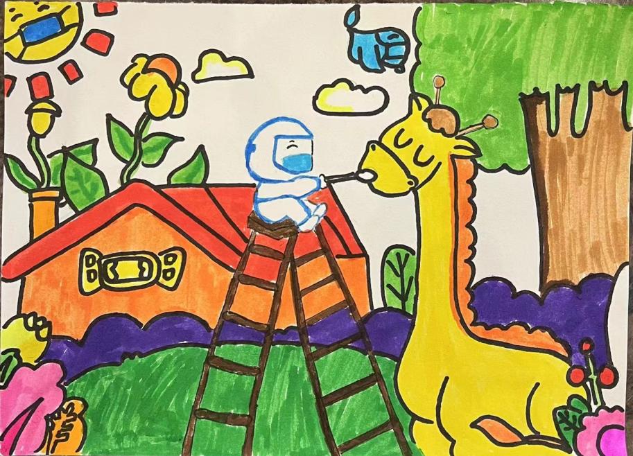 画笔传情童心战疫八