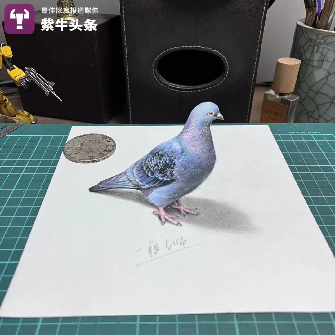 紫牛头条千锤百炼方得妙手江苏画师逼真3d画让网友大呼这是魔法吗