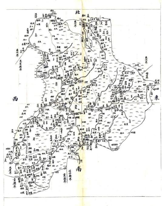 五百年前的武宣有多大从古地图看武宣如何演变