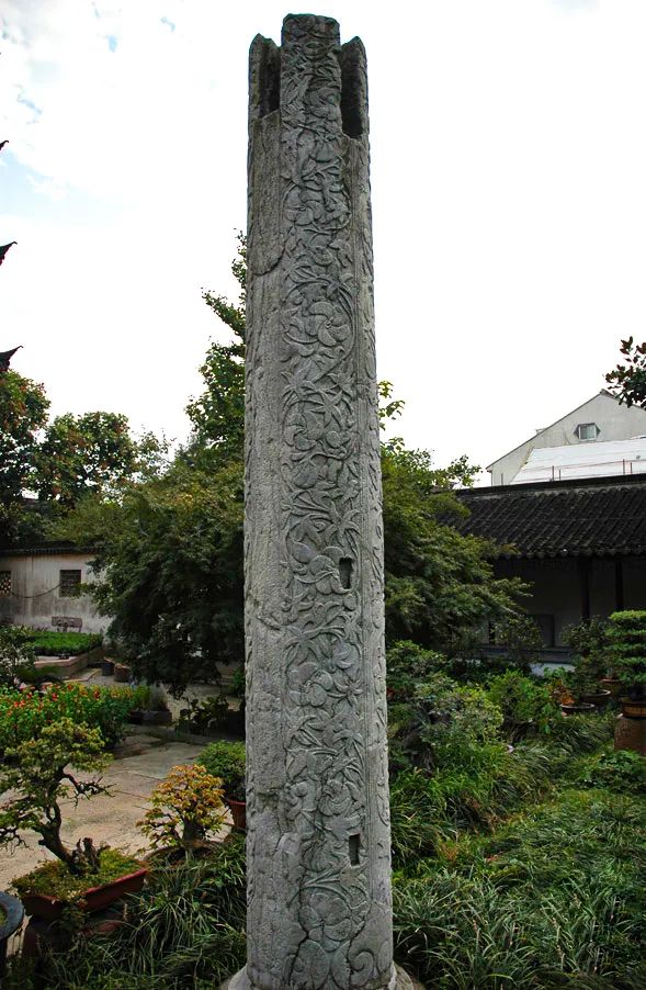 苏州罗汉院石柱雕刻,图源网络