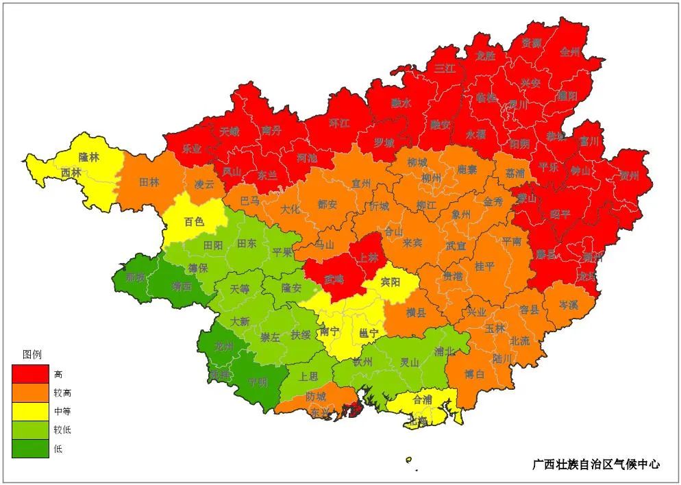 持續性暴雨全面來襲廣西區氣象局啟動暴雨Ⅳ級應急響應局部有大暴雨到