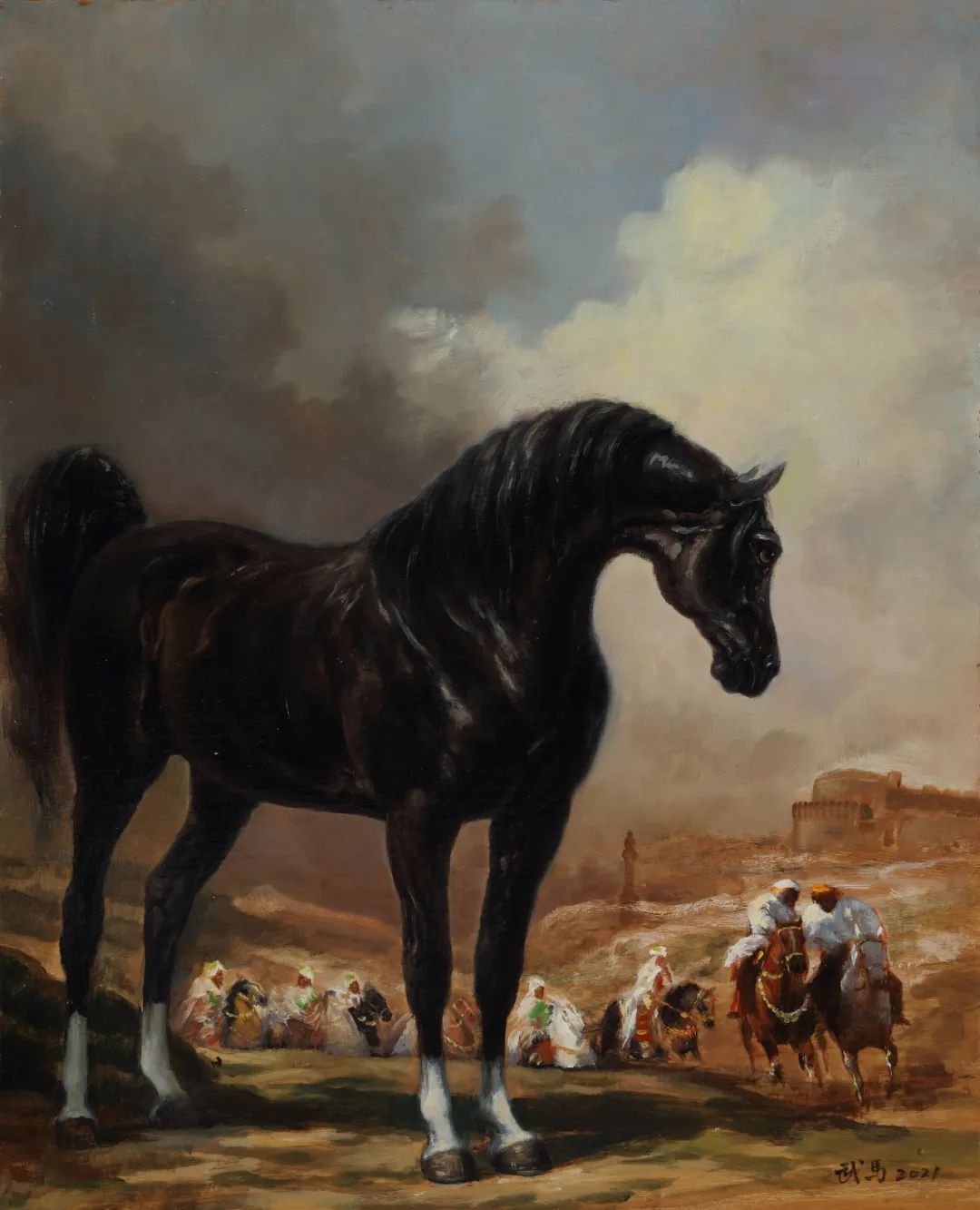 中国马文化艺术品牌武马画马油画篇