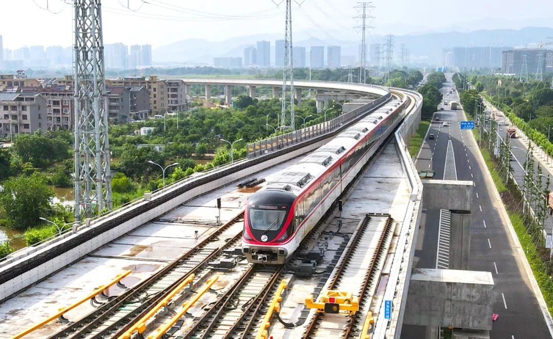全线试跑成功金义东市域轨道交通再传好消息