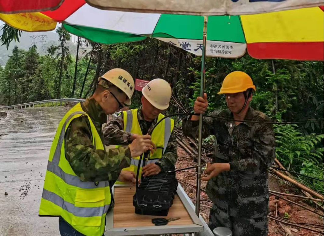 福建三明中国电信汛期保通信冲锋在前
