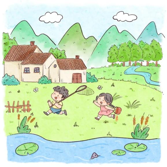 夏天是所有人的童年爸爸妈妈们不妨在买菜,逛公园或野外遨游的时候带