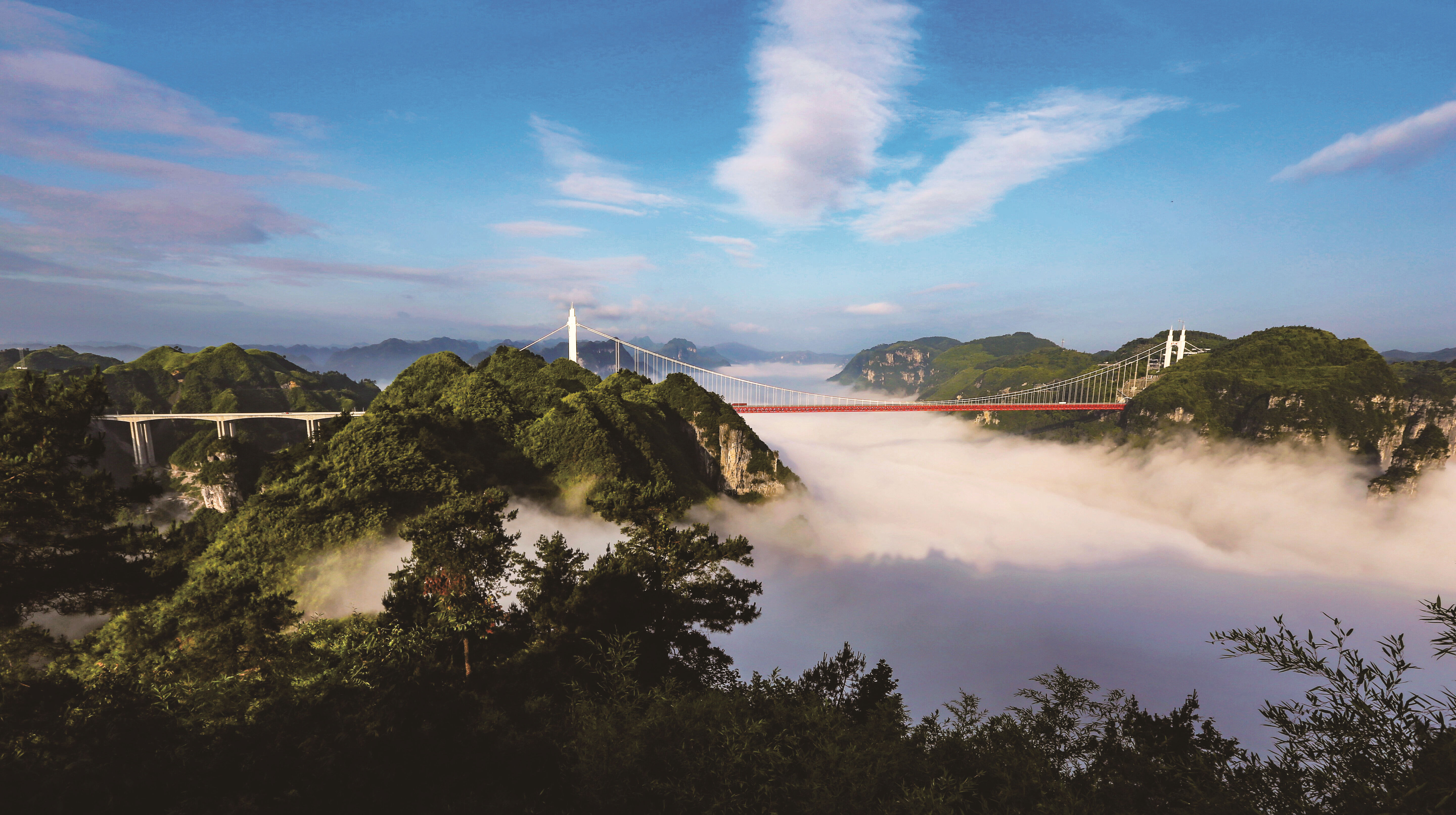 湘西矮寨大桥世界第一图片