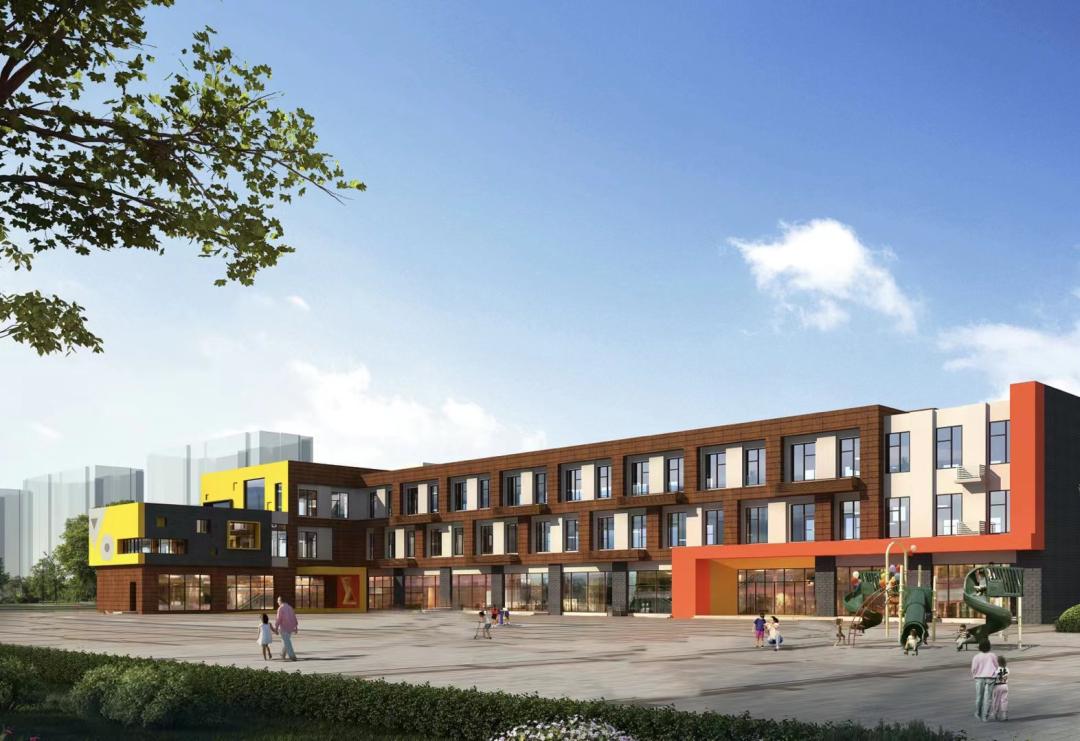 滨海区京师幼儿园的分园,位于中央城区御花园小区内,汇景湾小区东门