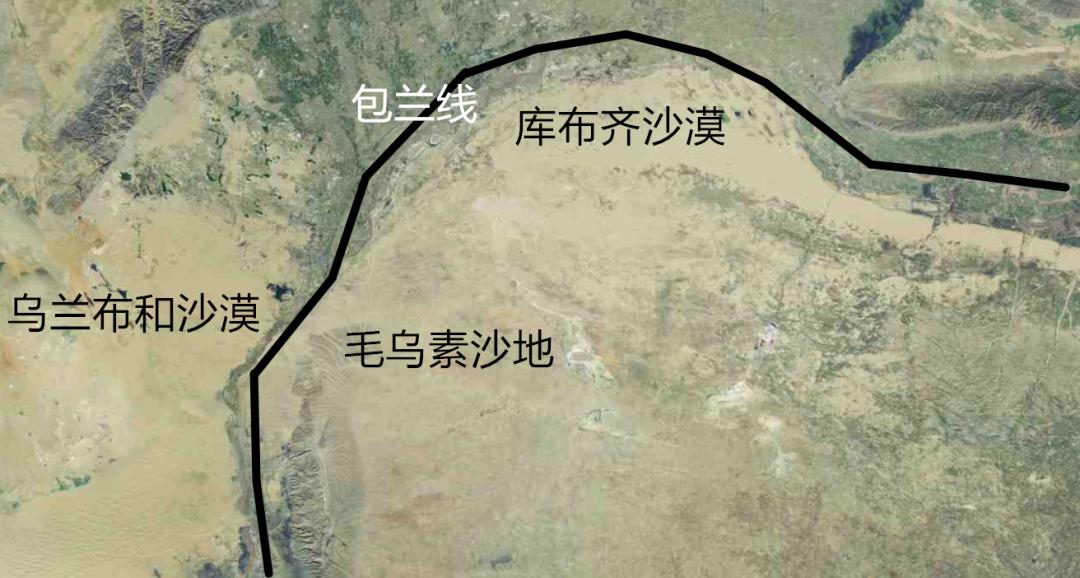 乌兰布和沙漠地图图片