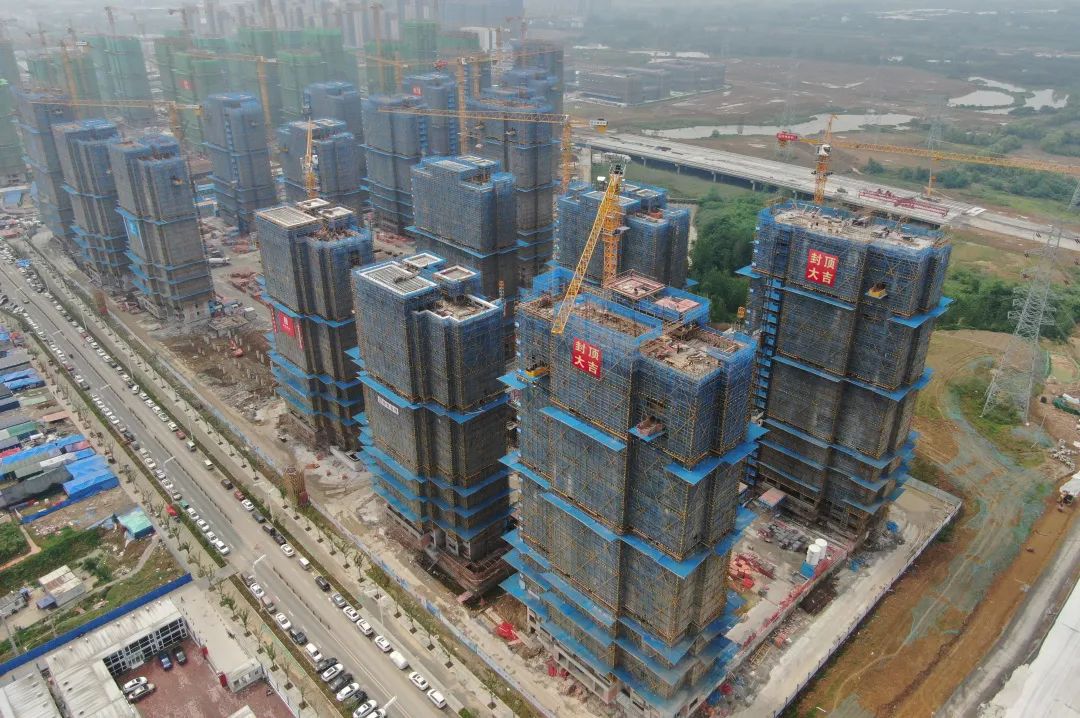 交付合肥磨店家园二期业主中建八局喊您回家