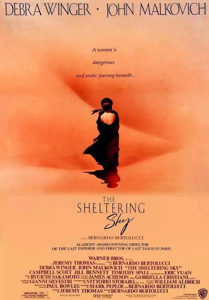 《遮蔽的天空》海报三个受过良好教育年轻人,从欧美高度文明的发达