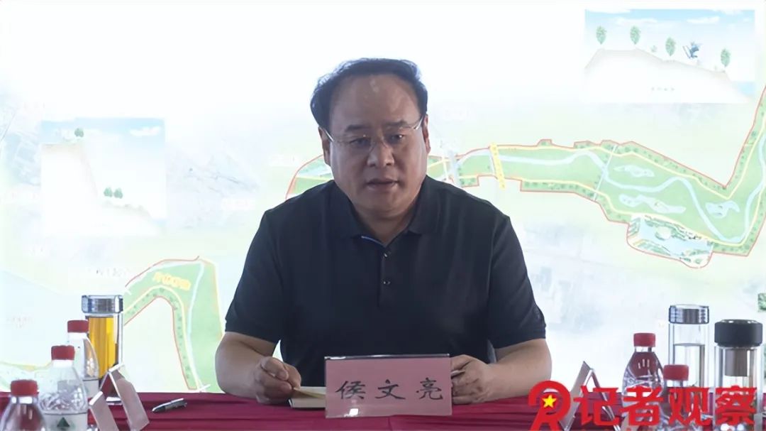 新绛县委书记侯文亮带队对汾河防洪能力提升工程进行再次观摩督导