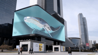 世界各地的裸眼3d广告牌网友看完中国的没输