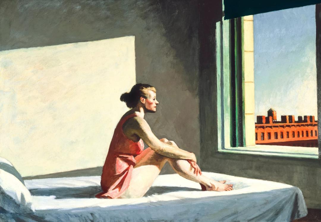 《早晨的阳光》/爱德华·霍珀《纽约深处》/爱德华·霍珀1929年