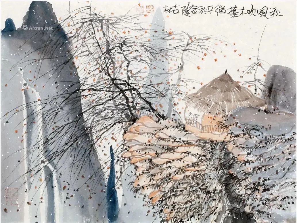 林庚说木叶袅袅兮秋风洞庭波兮木叶下