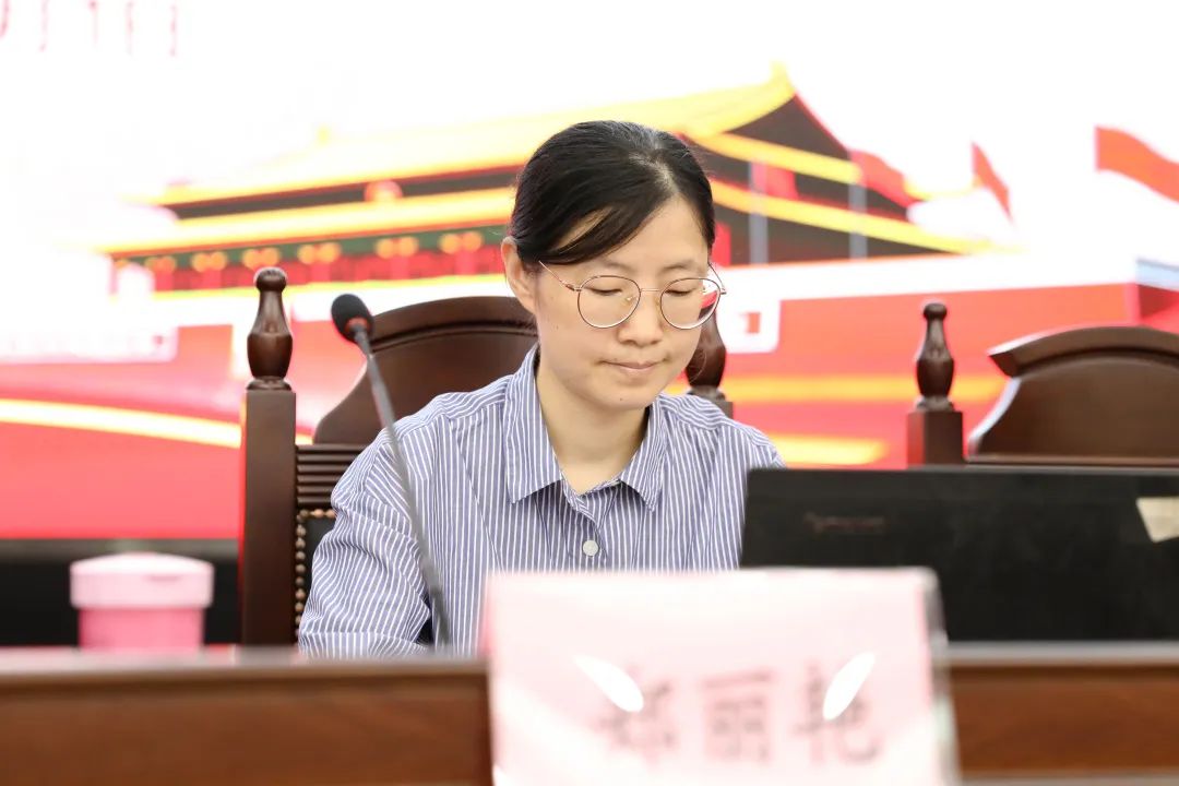 中院审管办主任郑丽艳至我院解读全市基层法院2022年