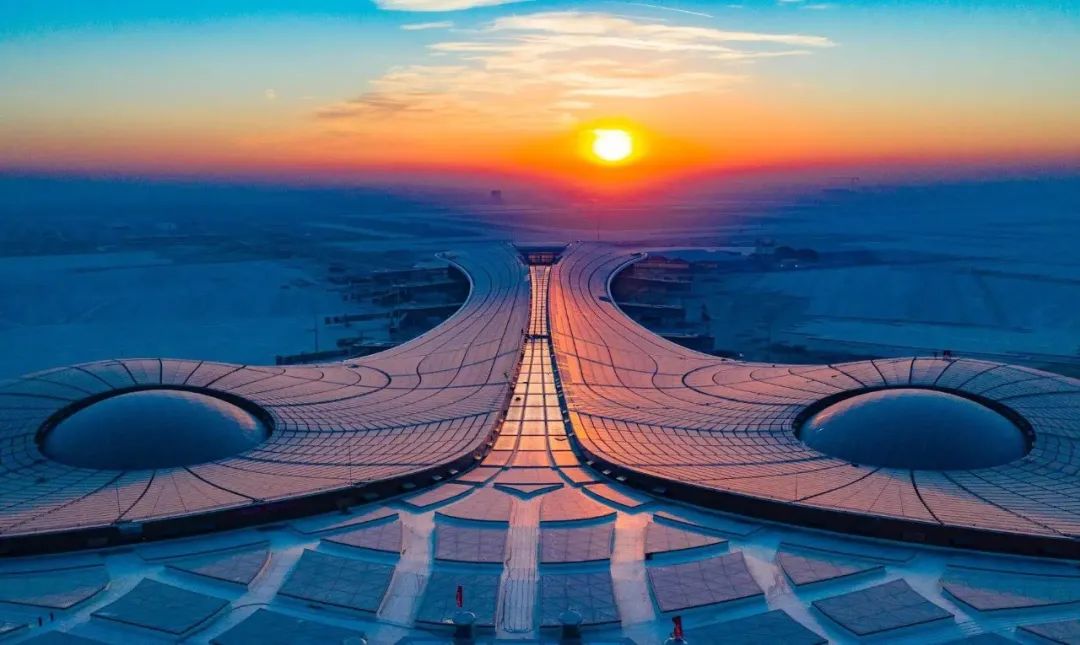 北京机场风景图片