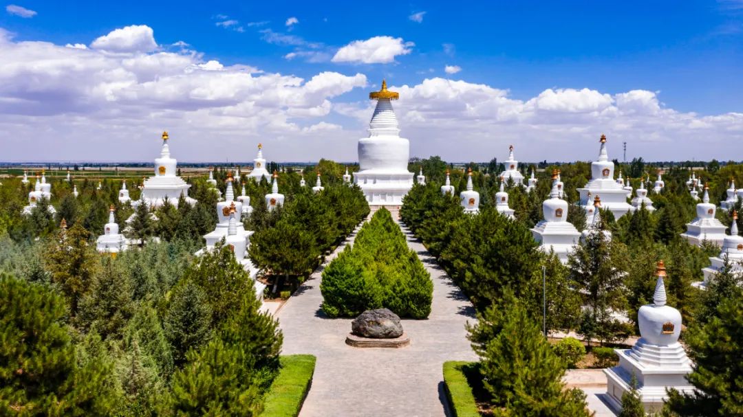 一分钟带你游武威在凉州会盟纪念馆赏白塔美景聆听会盟故事