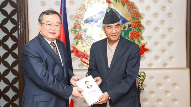 尼泊尔大会党主席、政府总理德乌帕会见刘建超