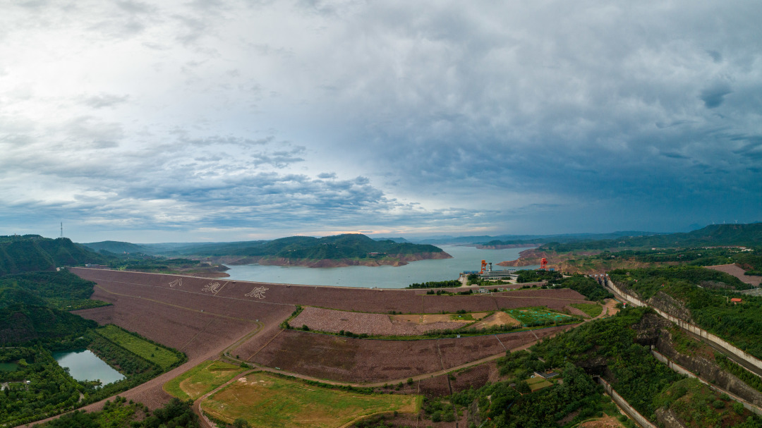 鸟瞰小浪底水利枢纽 小浪底水利枢纽管理中心供图