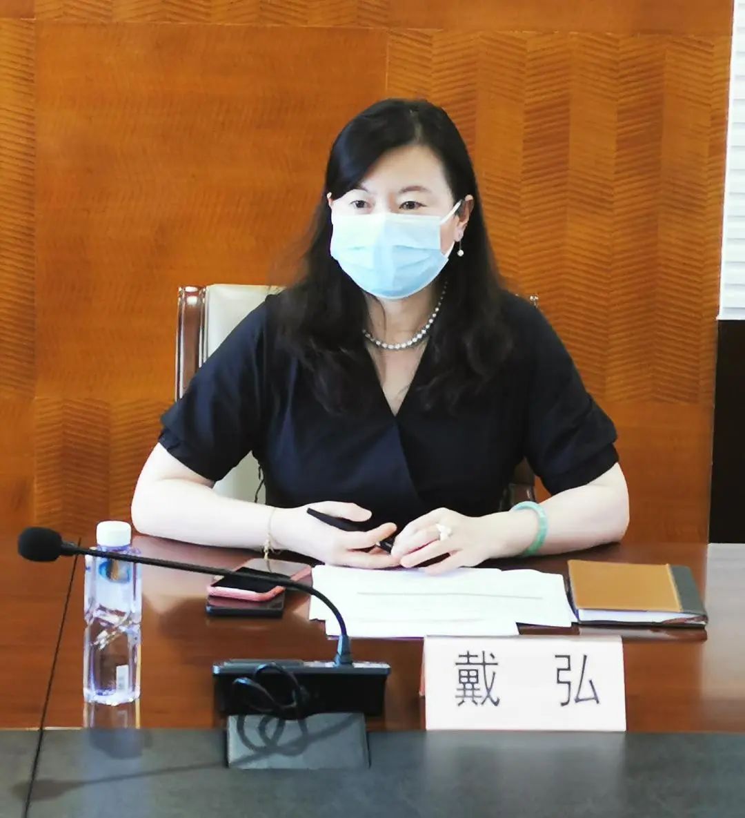 局党组书记,局长戴弘同志主持会议,局党政领导班子,各科室,保障中心