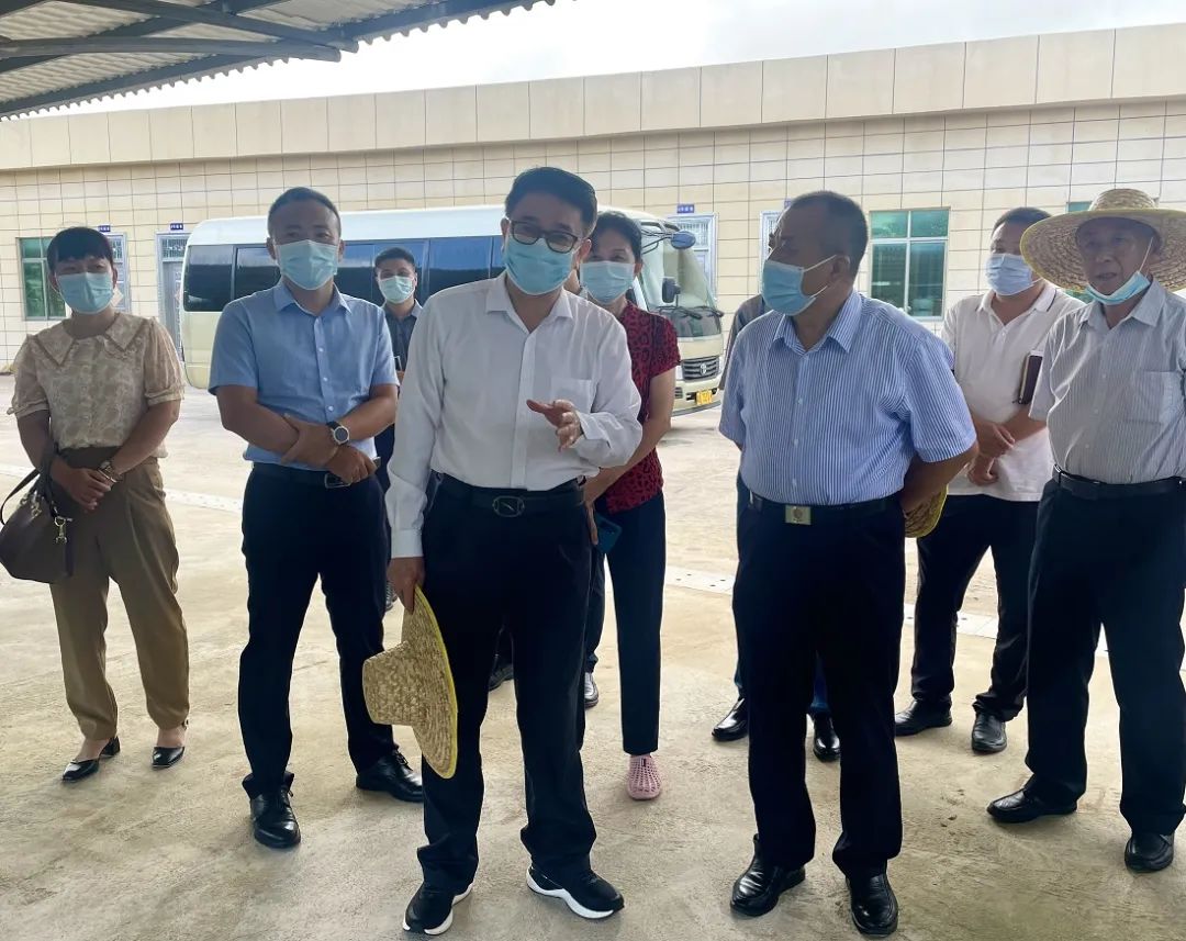 由省人大常委会环资工委主任叶振兴率领的专题调研组在县人大常委会