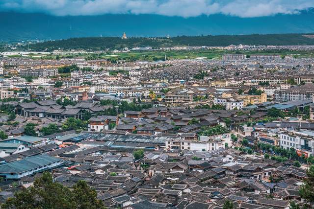 丽江古城全景