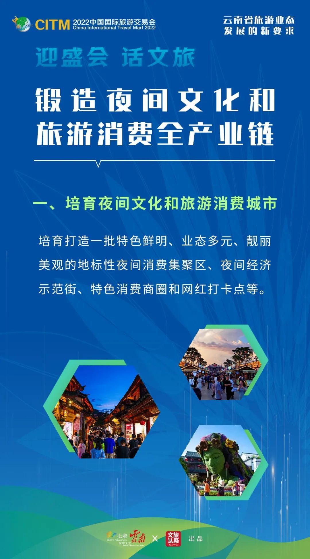 图解云南省旅游业态发展的新要求——锻造夜间文化和旅游消费全产业链