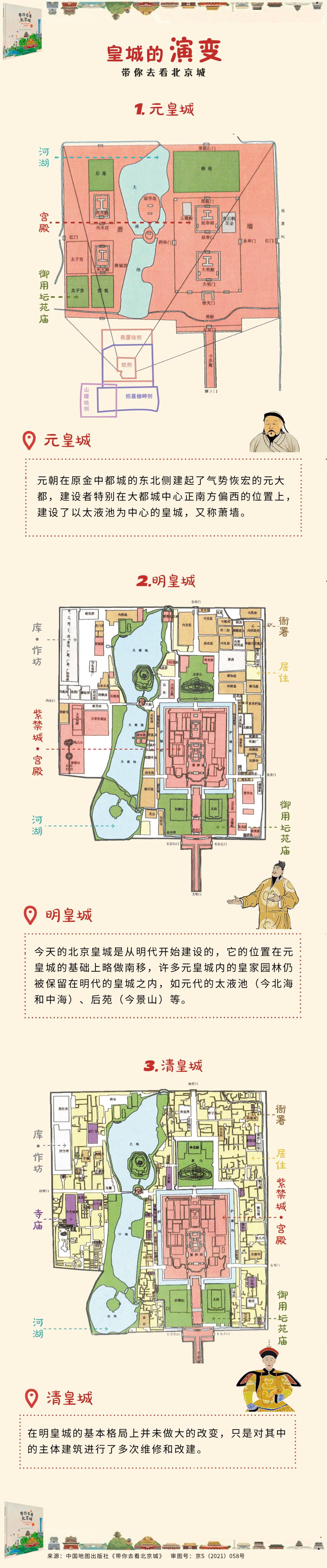 清朝北京皇城地图图片