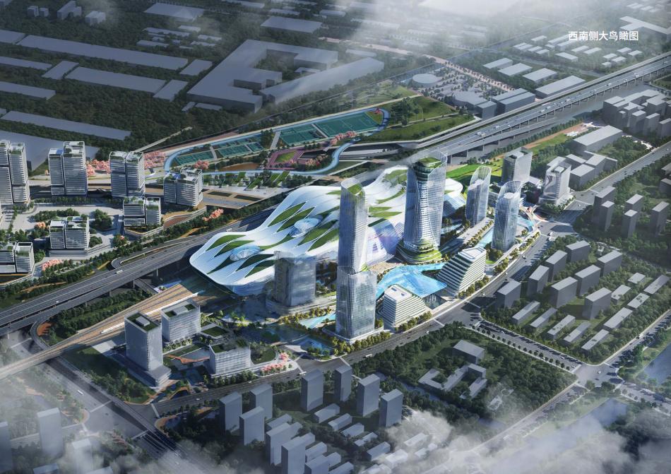 高铁上海宝山站设计方案来啦快来选出你心中的新地标