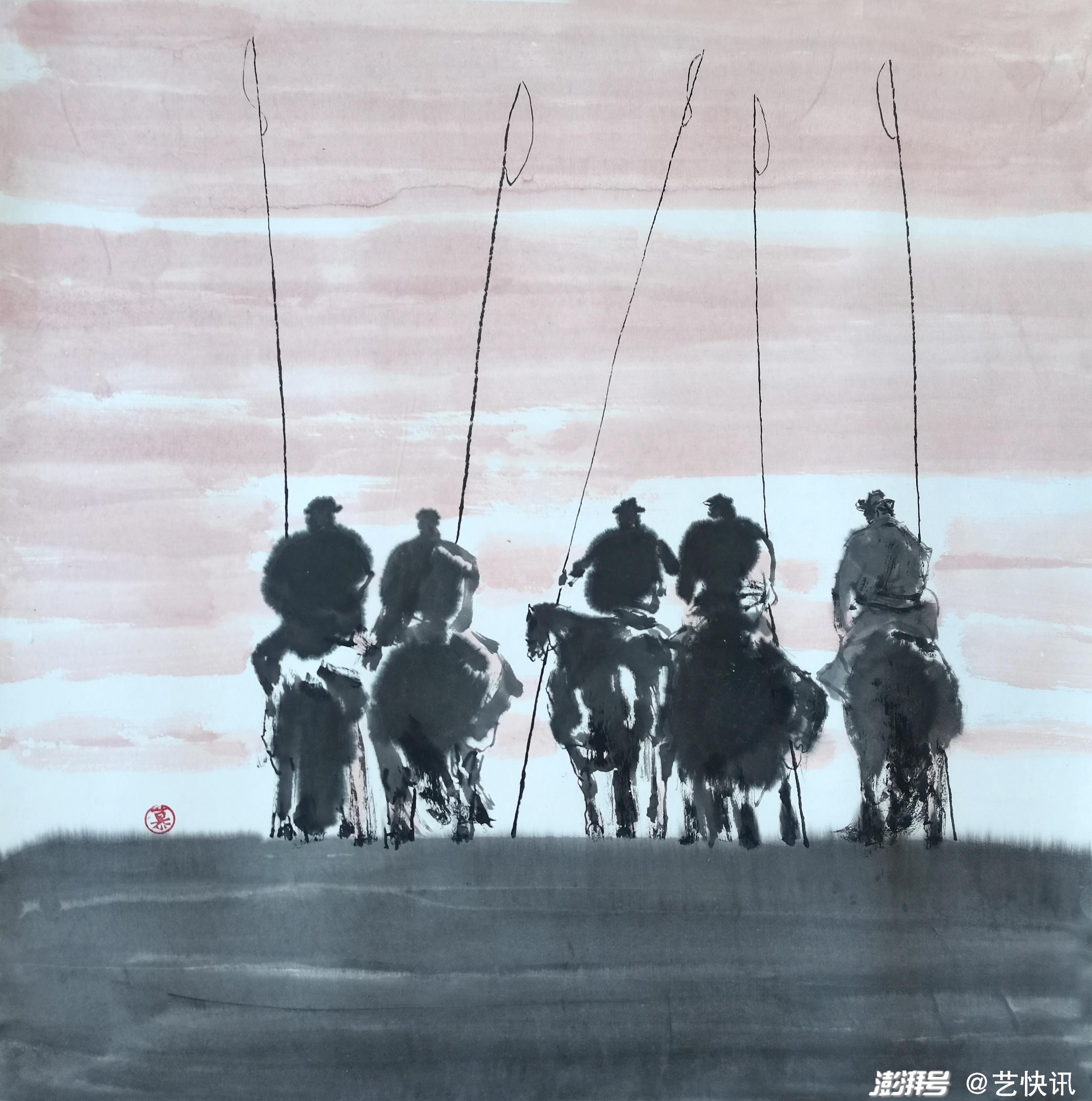 写意草原 | 慕保囯——草原鞍马人物风格谈_澎湃号·湃客_澎湃新闻