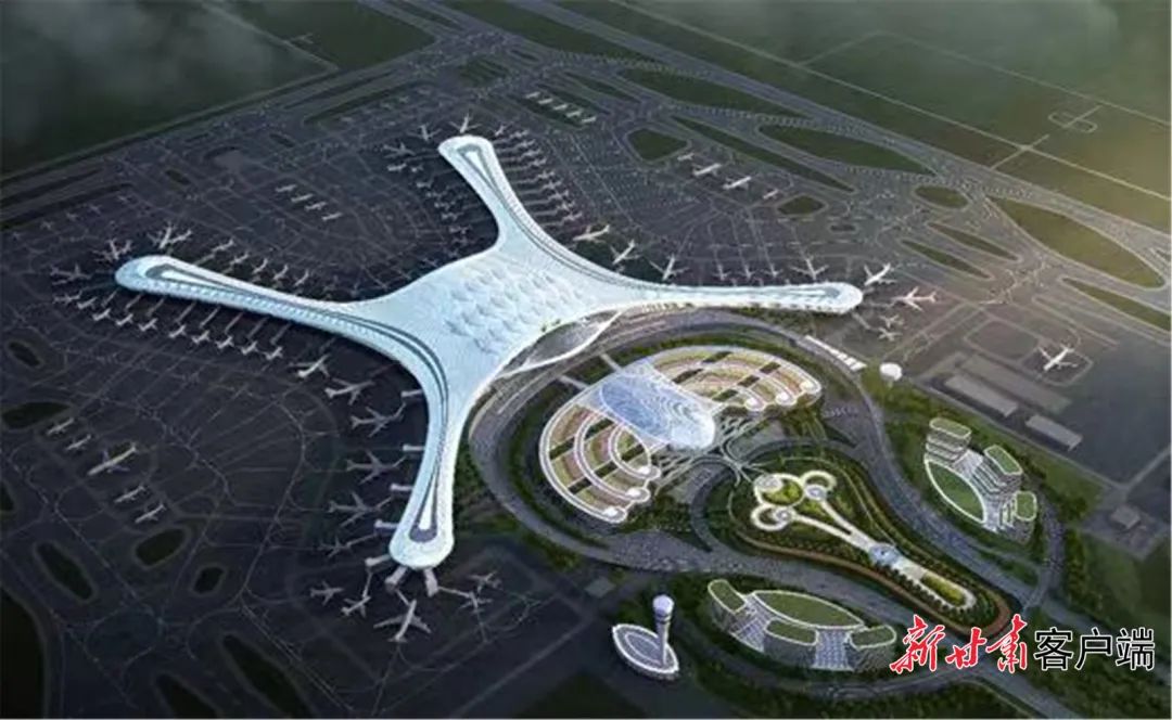 兰州中川国际机场三期扩建工程航站楼工程主体结构全面封顶