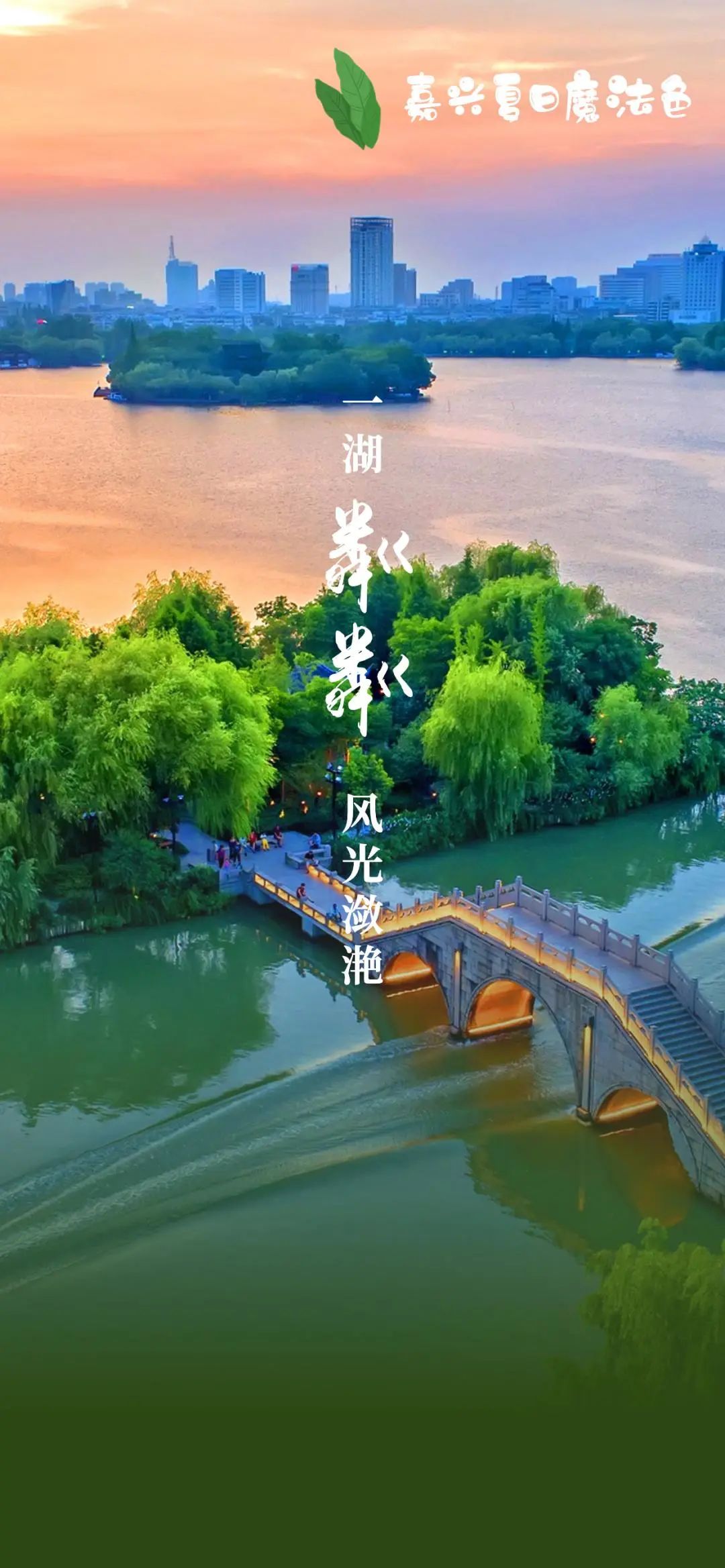 解暑海报来一波!看完好想在嘉兴过夏天