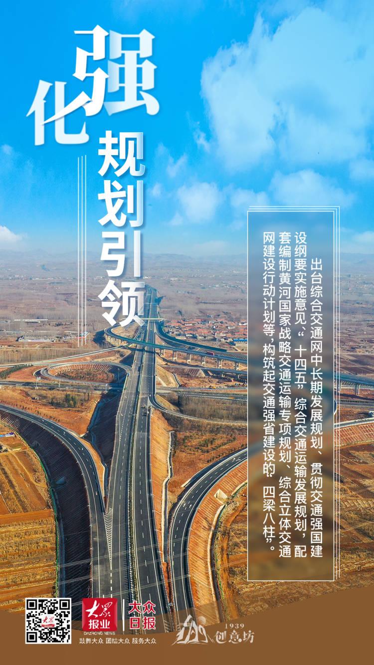 海报丨加快建设交通强国山东示范区恰逢其势正当其时