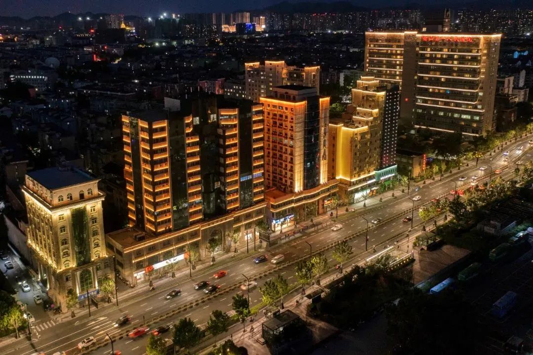 亚运在萧山丨夜太美萧山这条主干道的夜景更新上线啦