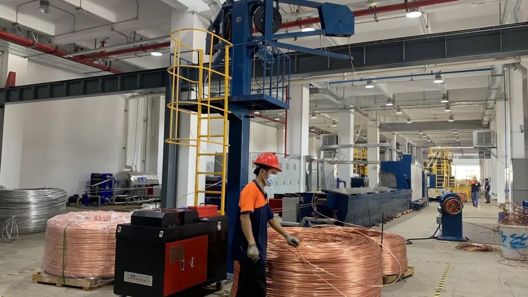 重点项目建设进行时㉗新成工业园特种智能电缆项目顺利试产