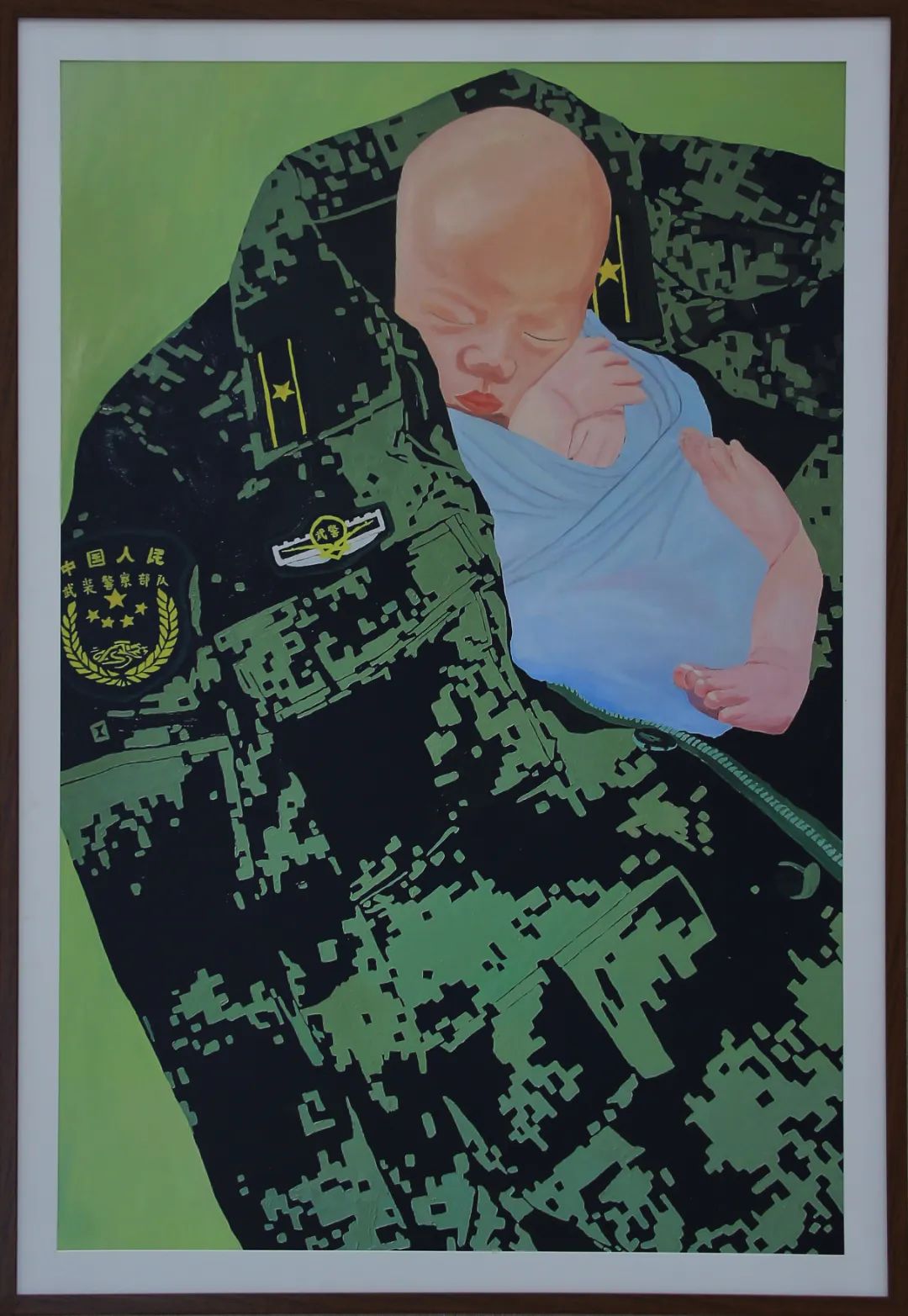 作品展示邱帮导《清澈的爱只为中国》葛礼成《待命》李尚泽《复兴栋梁