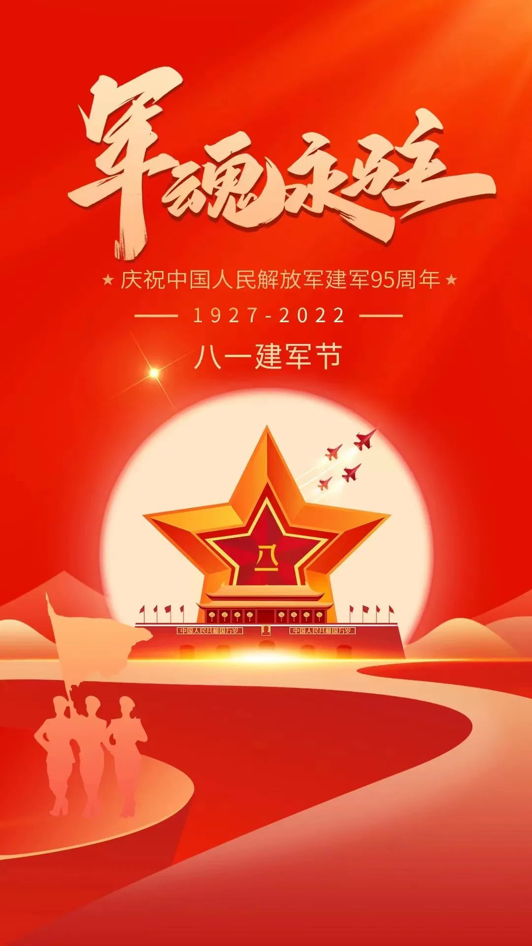 热烈庆祝中国人民解放军建军95周年!