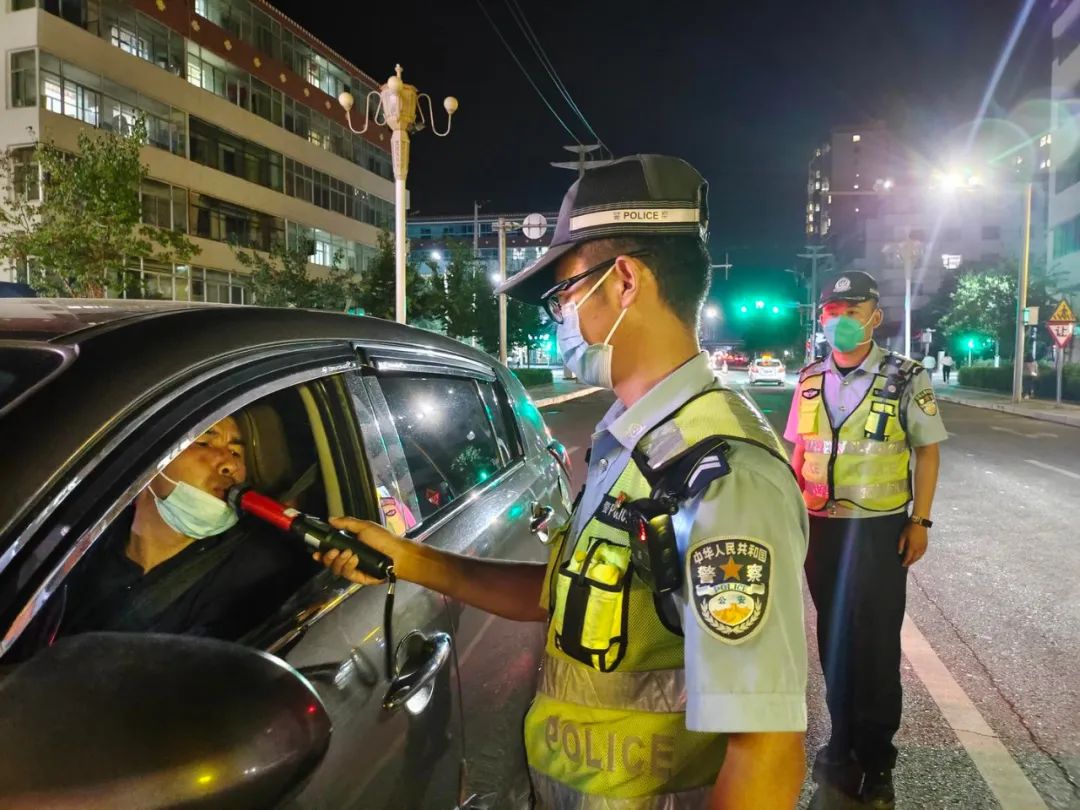 天祝夜間勤務守護群眾平安夏夜