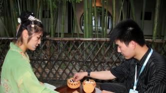 苏州狮子林古风游园会为游客奉上一道体味古典文化大餐