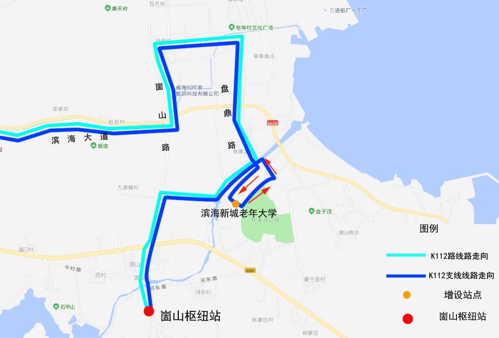 威海115路公交车路线图图片