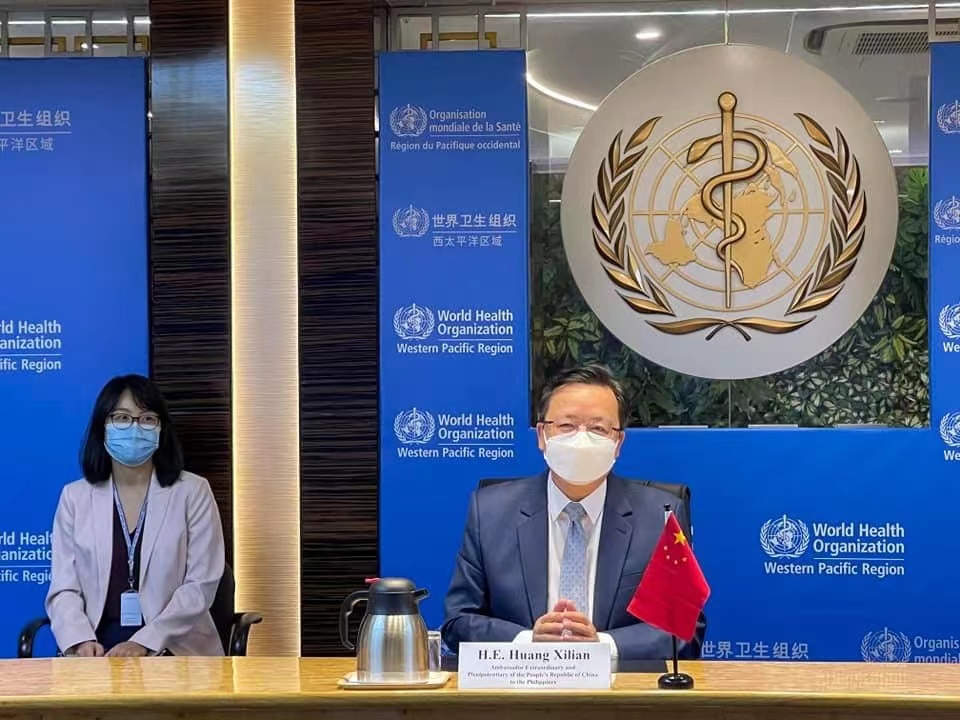 黄大使表示,中国是世卫组织的创始成员国之一,双方一直保持着密切沟通