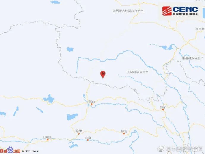 青海玉树发生5.9级地震