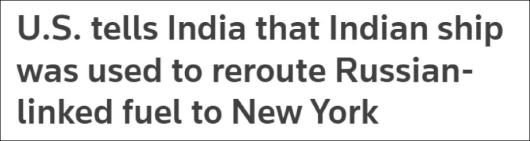 美国警告印度