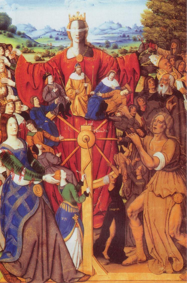 皮乔尔,《命运之轮》,选自彼特拉克《论命运的补救》法译本(约 1503