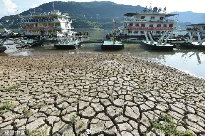 连续9天超40℃！重庆嘉陵江被晒干了？官方回应