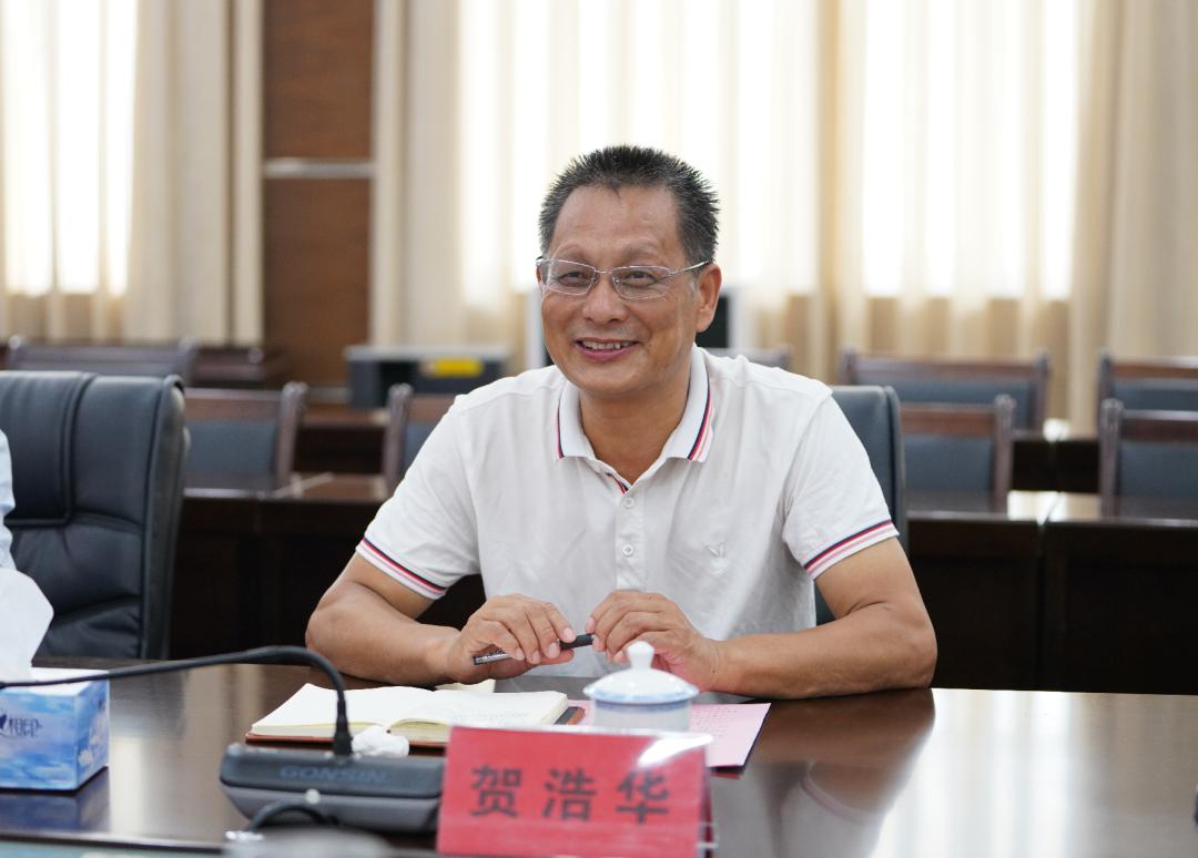 委书记吴江辉率队赴江西农业大学与江西农业大学副校长贺浩华进行座谈